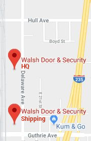 Walsh Door & Security Des Moines, Iowa Office